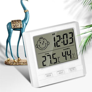 Digital Thermometer Hygrometer Indoor Temperature Humidity Outdoor Temperature Measurement for Home Office (without Battery)|Temperature Gauges|