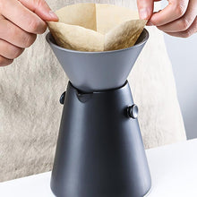 Load image into Gallery viewer, V60 Drip Coffee Filter Cup Sharing Pot Hand made Ceramics Coffee Pot Set Household  Appliance Coffeeware|Coffee Pots|
