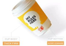 Load image into Gallery viewer, Printing Own Logo On Your Cup ( Double Wall Paper Cup &amp; White Lids )