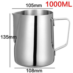 Stainless Steel Milk frothing jug Espresso Coffee Pitcher