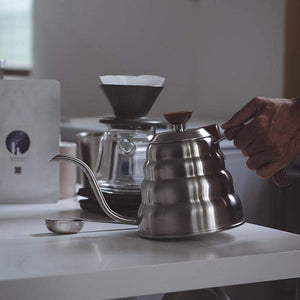 1L/1.25L Stainless Steel Tea Coffee Kettle with Thermometer Gooseneck Thin Spout for Pour Over V60 Dripper Filter Coffee Maker|Coffee Pots|