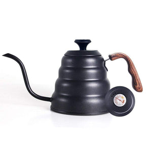 1L/1.25L Stainless Steel Tea Coffee Kettle with Thermometer Gooseneck Thin Spout for Pour Over V60 Dripper Filter Coffee Maker|Coffee Pots|