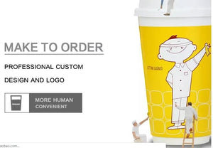 Printing Own Logo On Your Cup ( Double Wall Paper Cup & White Lids )
