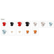 Load image into Gallery viewer, Ceramic Coffee Dripper Engine V60 - 1 to 2 cups &amp; 1 to 4 cups