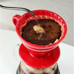 Ceramic Coffee Dripper Engine V60 - 1 to 2 cups & 1 to 4 cups