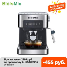 Load image into Gallery viewer, BioloMix 20 Bar Italian Type Espresso Coffee Maker Machine with Milk Frother Wand for Espresso, Cappuccino, Latte and Mocha|Coffee Makers|