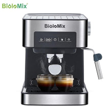 Load image into Gallery viewer, BioloMix 20 Bar Italian Type Espresso Coffee Maker Machine with Milk Frother Wand for Espresso, Cappuccino, Latte and Mocha|Coffee Makers|