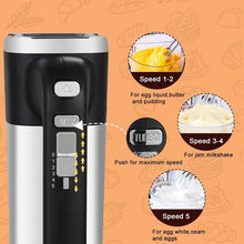 Load image into Gallery viewer, BioloMix 5 Speed 500W Electric Hand Mixer Handheld Kitchen Dough Blender With 2 Egg Beaters and Dough Hooks|Food Mixers|
