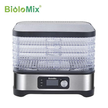 Load image into Gallery viewer, BioloMix BPA FREE 5 Trays Food Dryer Dehydrator with Digital Timer and Temperature Control for Fruit Vegetable Meat Beef Jerky|Dehydrators|