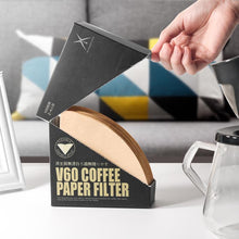 Load image into Gallery viewer, Coffee Filter V Shape Paper Cone For V60 Dripper Coffee Filters