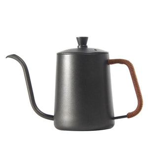 Drip Kettle 350ml 600ml Coffee Tea Pot Non stick Coating Food Grade Stainless Steel Gooseneck Drip Kettle Swan Neck Thin Mouth|mouth|