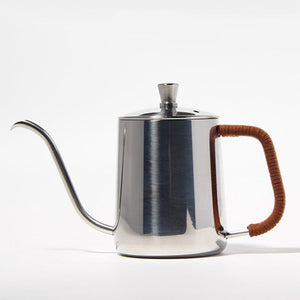 Drip Kettle 350ml 600ml Coffee Tea Pot Non stick Coating Food Grade Stainless Steel Gooseneck Drip Kettle Swan Neck Thin Mouth|mouth|