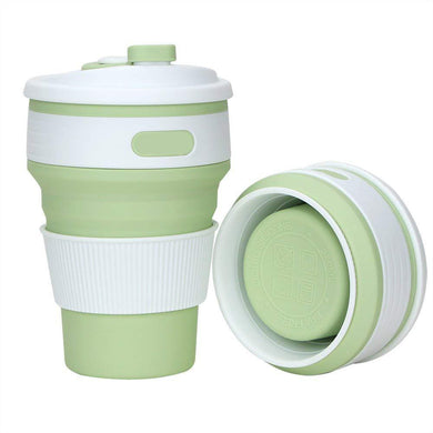 Hot Folding Silicone Cup Portable Silicone Telescopic Drinking Collapsible Coffee Cup Multi function Foldable Silica Mug Travel|Mugs|