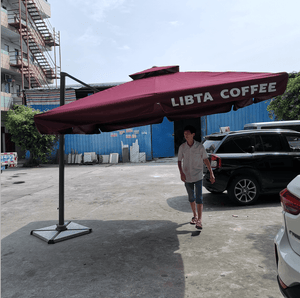 Cantilevel Parasol Malaysia / 3*3 Meter Rome Garden Umbrella