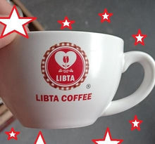 Load image into Gallery viewer, White Latte Coffee Cup with Saucer 250 ml