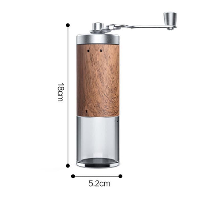 Manual Copper Coffee Grinder with Coffee Grains Stock Image - Image of  chrome, handle: 200834997