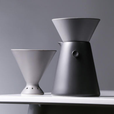 V60 Drip Coffee Filter Cup Sharing Pot Hand made Ceramics Coffee Pot Set Household  Appliance Coffeeware|Coffee Pots|