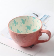 Load image into Gallery viewer, European Style Ceramic Coffee Cups Milk Tea Breakfast Mug Cappuccino Flower Cups Latte Kitchen Tableware High grade|Mugs|