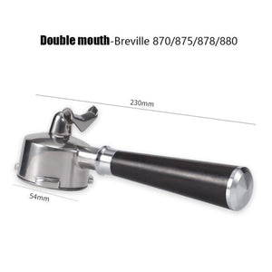 54mm Coffee Bottomless Portafilter for Breville 870/875/878/880 Filter Basket