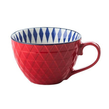 Load image into Gallery viewer, European Style Ceramic Coffee Cups Milk Tea Breakfast Mug Cappuccino Flower Cups Latte Kitchen Tableware High grade|Mugs|