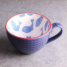 Load image into Gallery viewer, European Style Ceramic Coffee Cups Milk Tea Breakfast Mug Cappuccino Flower Cups Latte Kitchen Tableware High grade|Mugs|