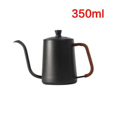 Load image into Gallery viewer, Drip Kettle 350ml 600ml Coffee Tea Pot Non stick Coating Food Grade Stainless Steel Gooseneck Drip Kettle Swan Neck Thin Mouth|mouth|